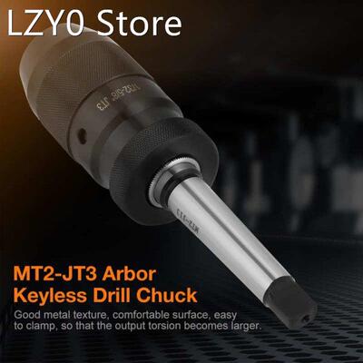 Keyless Drill Chuck 1-16mm Capacity 45# Steel Self Tighten K