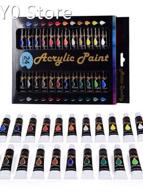 12ml 24 Colors Professional Acrylic Paint Drawing Painting P