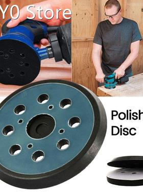 5Inches 125MM 8-Hole Back-up Sanding Pad 4 Nails Hook Loop S