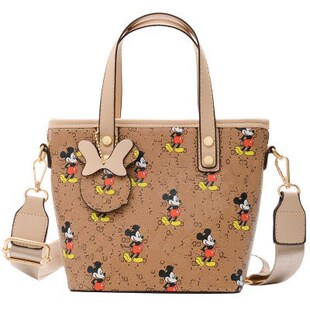 Disney mickey mouse pu chain messenger shoulder bag girl sh