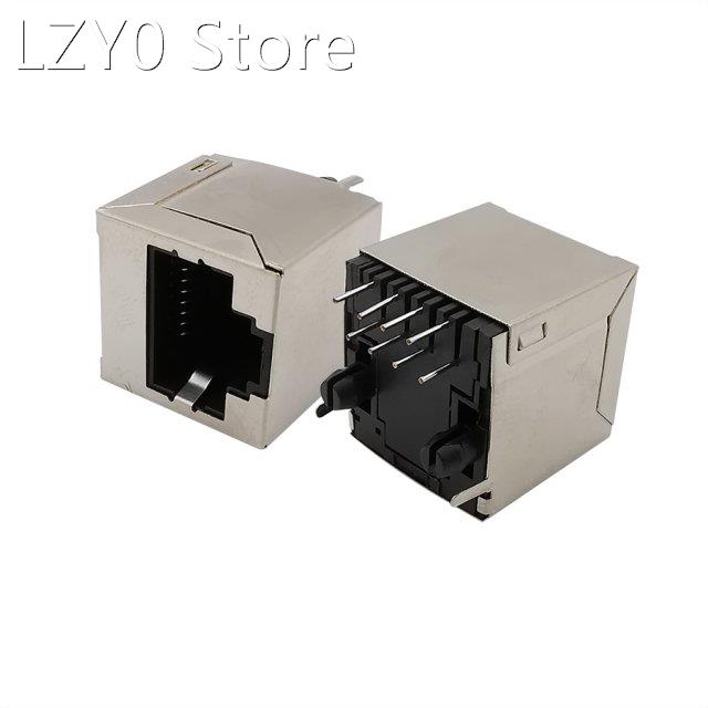 5Pcs RJ45 Female Jack Socket Network Ethernet Connector Stra