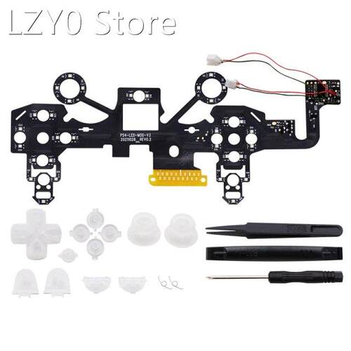 Multi-Color D-Pad Thumstick Face Button DTF LED Kit 8 Colors
