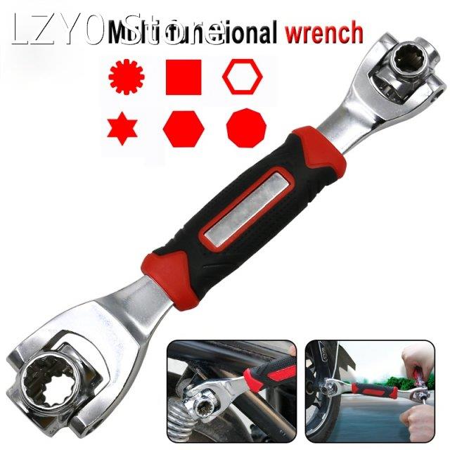 48 in 1 Socket Wrench Rotary Spanner Work with Spline Bolts