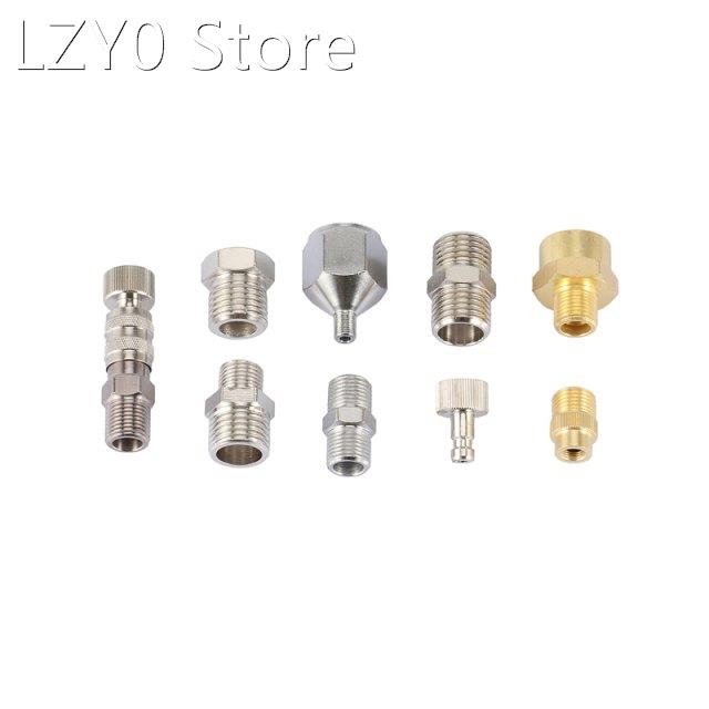9Pcs Airbrush Adapter Kit, Including Spray Airbrush Quick Re