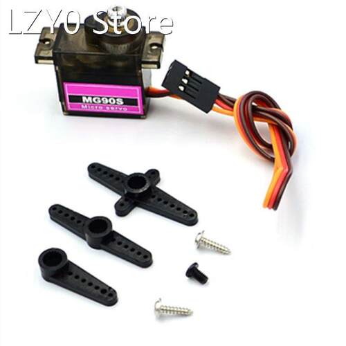 50pcs MG90S Metal gear Digital 9g Servo For Rc Helicopter pl