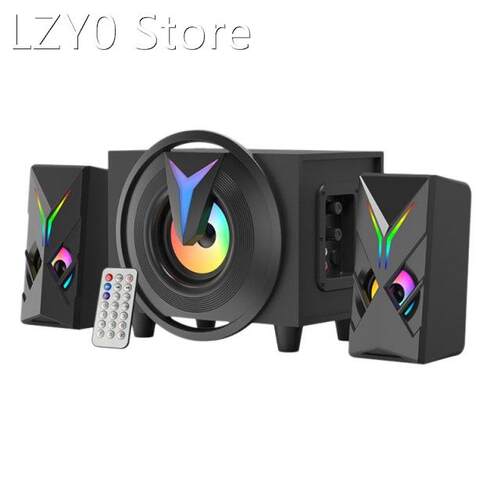 Computer Speakers Game Rgb Stereo Volume Control 3.5 Mm Inpu