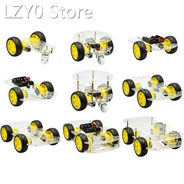 DIY Avoidance tracking Motor Smart Robot Car Chassis Kit Spe