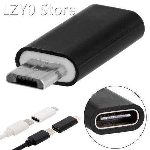 Micro USB 2.0 5Pin Male Jack to USB 3.1 Type C Female Connec