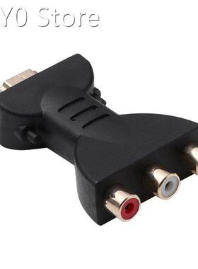 AV Digital Signal HDMI-compatible To 3 RCA Audio Ad Ter Comp