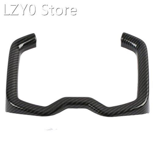 Carbon Fiber Inner Water Cup Holder Frame Cover Trim For 201