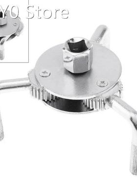 69-130mm Silver Adjustable Round Three-Claw Filter Wrench Tw