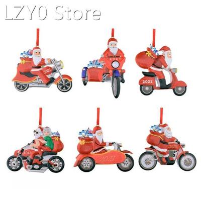2021 Christmas Family Pendant Resin DIY Name Snowman Motorcy