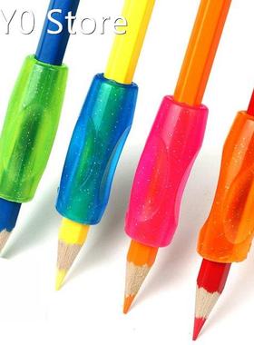 4pcs Soft Silicone Pen Grip Student Appliance Pencil Childre