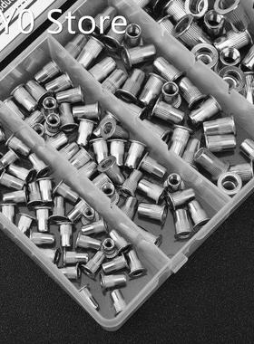 150Pcs M3-M10 Rivet Nut 304 Stainless Steel for Fastening Pi
