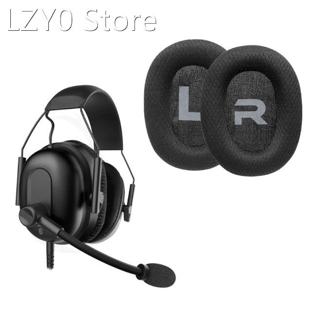 Leather/Mesh Cushion Velvet Earmuff For CORSAIR HS35 /Somic