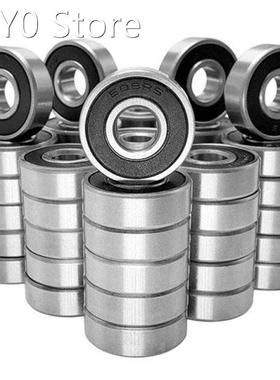 100Pcs/Set 608RS Ball Bearing ABEC-5 8X22X7 mm Deep Groove C