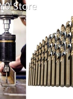 15Pcs 1.5mm-10mm Cobalt High Speed Steel Twist Drill Bits M3