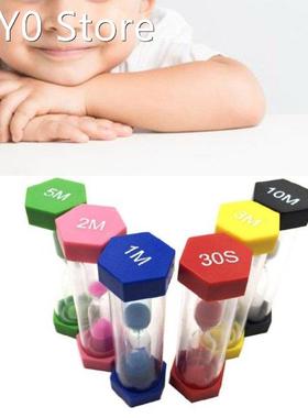 6 Colors 1/3/5/10/15/mins 30 Seconds Hourglass Timer Sandgl