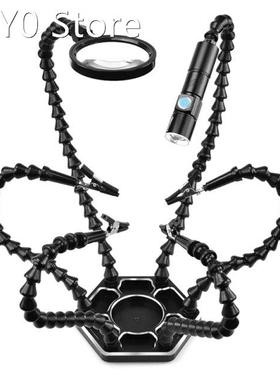 3X Helping Hand Soldering Third Hands Vise with 6 Flexible A