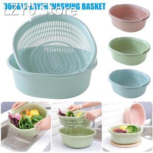 Sink Strainer Sieve Draining Board Dish Drainer Double-Layer