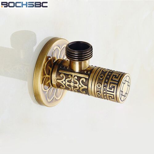 Vintage Brass Triangle Valve Bathroom Accessory 1/2*1/2 Bra