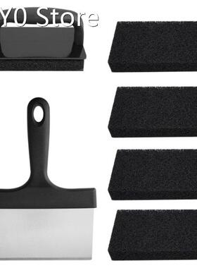 R9UC Barbecue Grill Griddle Cleaning Kit Handy Stainless Ste