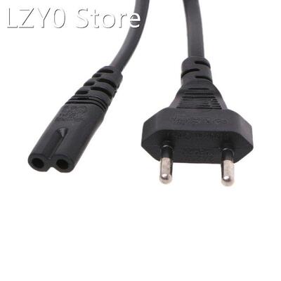 2-Prong Pin AC EU Power Supply Cable Lead Wire Power Cord Fo