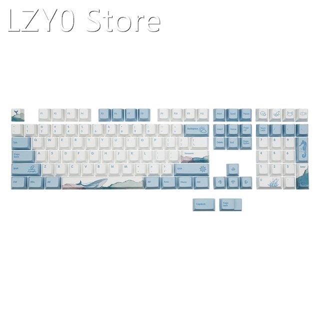 110 Keys Dolphin Theme Keycaps Set Profile 5-sided Dye-subli 农用物资 助剂 原图主图