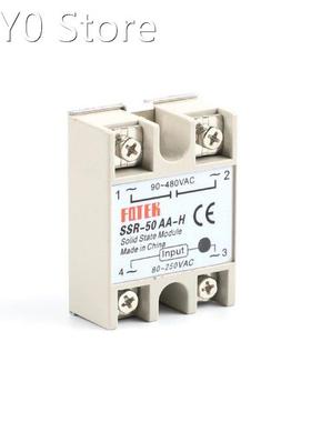 solid state relay SSR-50AA-H 50A actually 80-250V AC TO 90-4