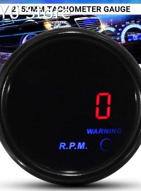 2 Inch 52mm Car Tachometer 0-9000 RPM Tacho Gauge Digital Re