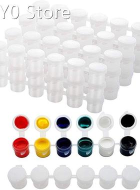 30 Strips Empty Paint Strips Paint Cup Pots Storage Containe