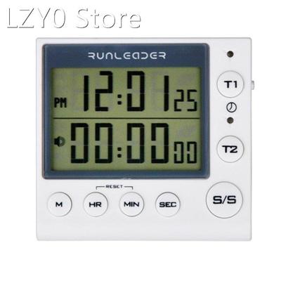 New Kitchen Timer Digital Countdown Timer 2 Channel Flashing