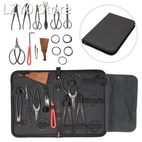 10Pcs Bonsai Tool Set Carbon Steel Extensive Cutter Scissors