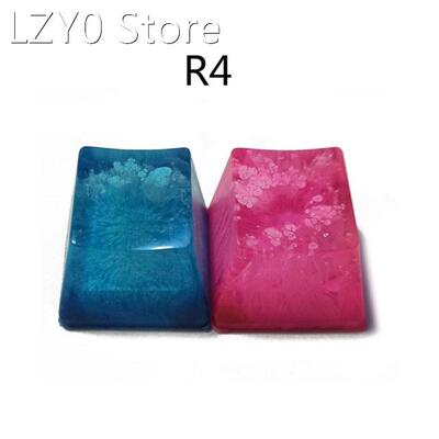 1Pc Handmade Customized OEM R4 Profile Resin Keycap for Cher