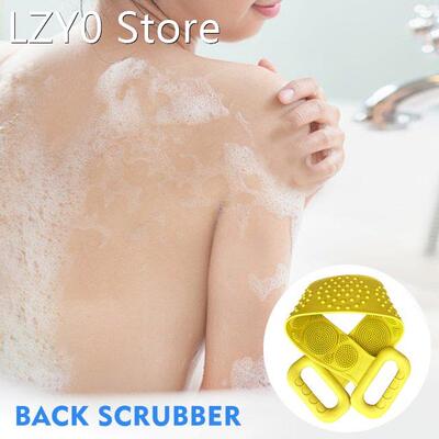Back Massager Silicone Bath Brushes Rubbing Shower Scrubber