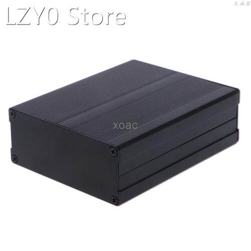 Aluminum Box Enclosure DIY Electronic Project Black Instrume