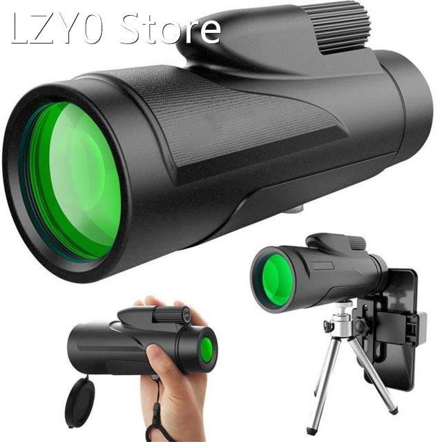 12x50 Monocular Telescope With Smartphone Quick Mount Waterp