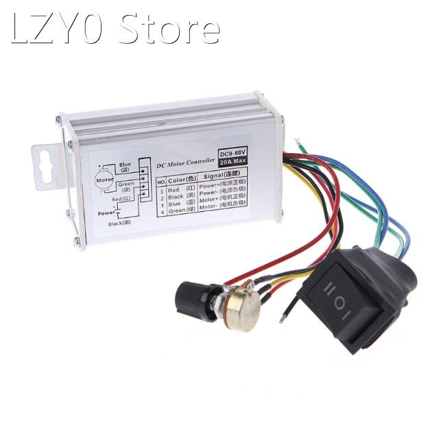DC 12V 24V 36V 48V SoftStart Reversible Motor Speed Control