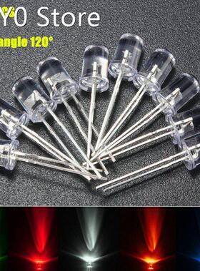 New Arrival 1000PCS 5mm Round Red Yellow White Green Blue Wa