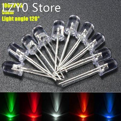 New Arrival 1000PCS 5mm Round Red Yellow White Green Blue Wa