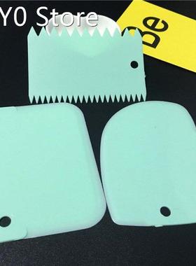 3PCS/Set Plastic Cake Decorating Tools Dough Icing Scrappers