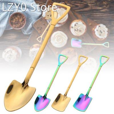 Stainless Steel Ice Cream Shovel Spoons Set 2 PCS Flatware f