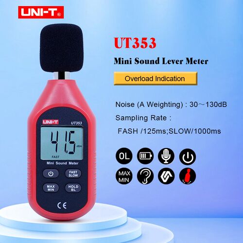 NI-T T353 Portable Noise Measuring Instrut db Meter 30~130dB