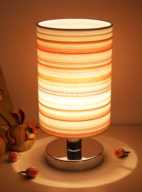 Fabric Bedside Lamp Bedroom Light Decoration Light Abajur Mo