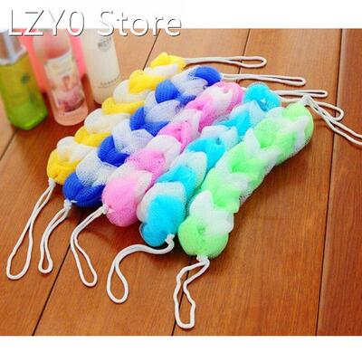 Lovely 1PC Loofah Flower Bath Ball Tubs Cool Belt Towel Scru