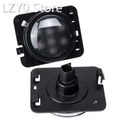 2pcs Car LED Fender Turn Signal Lights Side Marker Indicator