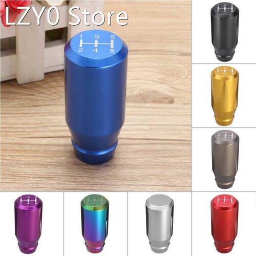 8cm Universal 5 Speed Manual Gear Shift Knob Aluminum Shifte
