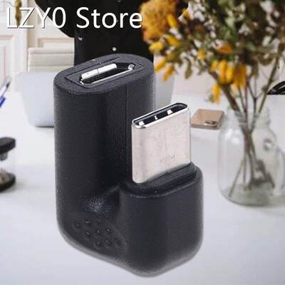 180 Degree Type C Male to Micro USB Female Converter Adapter