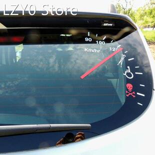 Speeding Safe Warning Funny Speedometer Cluster Pattern Car