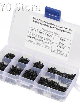 400Pcs/Set M2/M2.6 Stainless Steel Screws Pan parafuso Sel